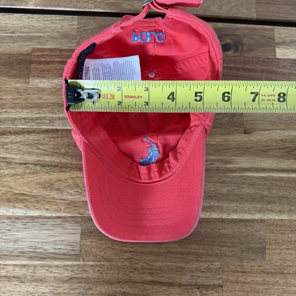 Polo Ralph Lauren‎ Red And Blue Hat Toddler One Size 4-7 Pony Preppy Classic